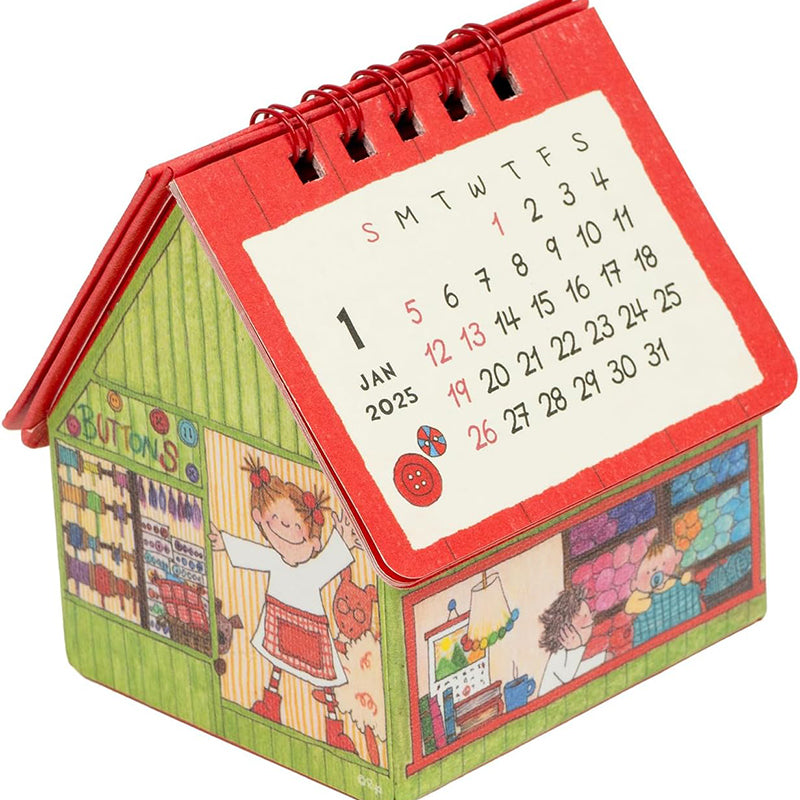 Greeting Life House box Calendar 2025 C-1656-RY