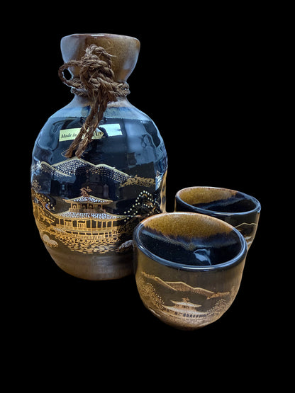 Sake 3sets Black circle
