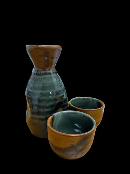 Sake 3sets Green Kiyomizu