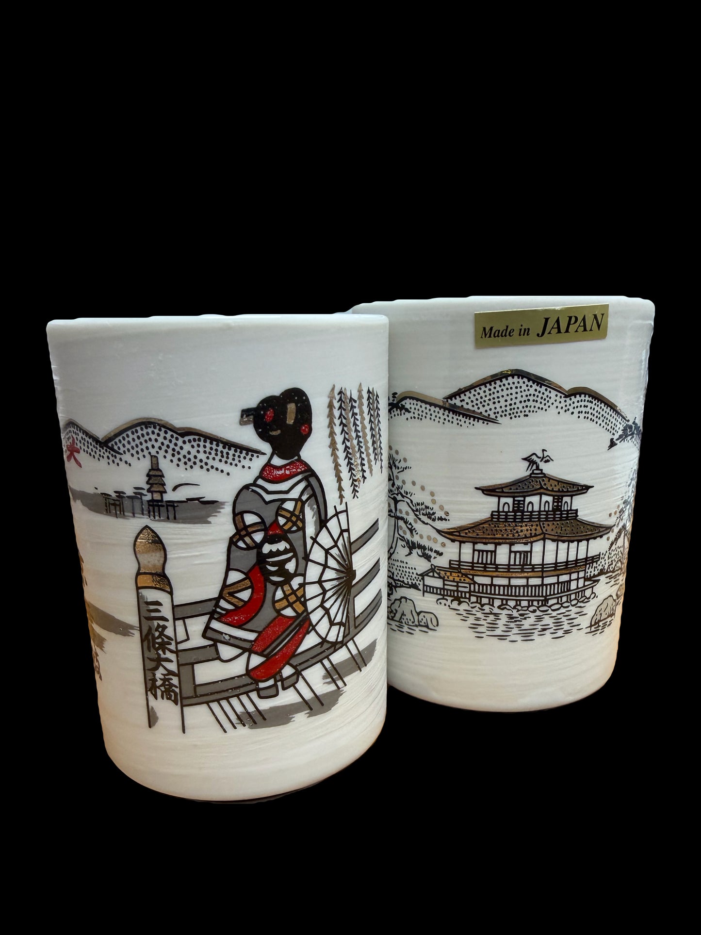 Mug 2 pairs White Maiko Lady