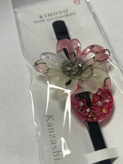 Noren Hair Claw Hair Accessory Hair Stick Pink