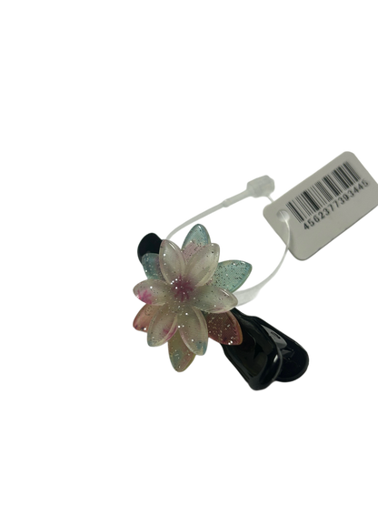 Lower pattern hairpin set with cherry blossoms Blue