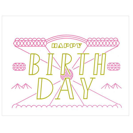 Tegami Birthday Greeting Card