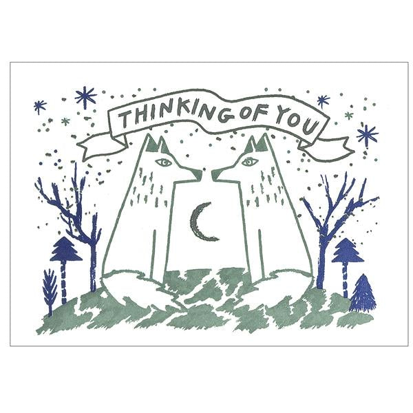 Tegami Letterpress Greeting Card L17W007