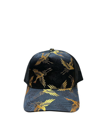 Kinran Mesh Cap Crane Gold