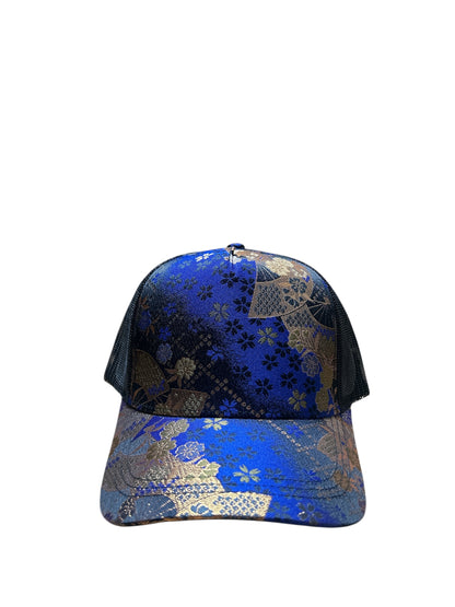 Kinran Mesh Cap Fan Blue