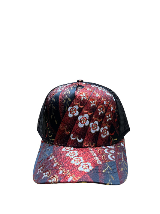 Kinran Mesh Cap Peacock Red