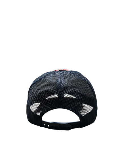 Kinran Mesh Cap Peacock Red