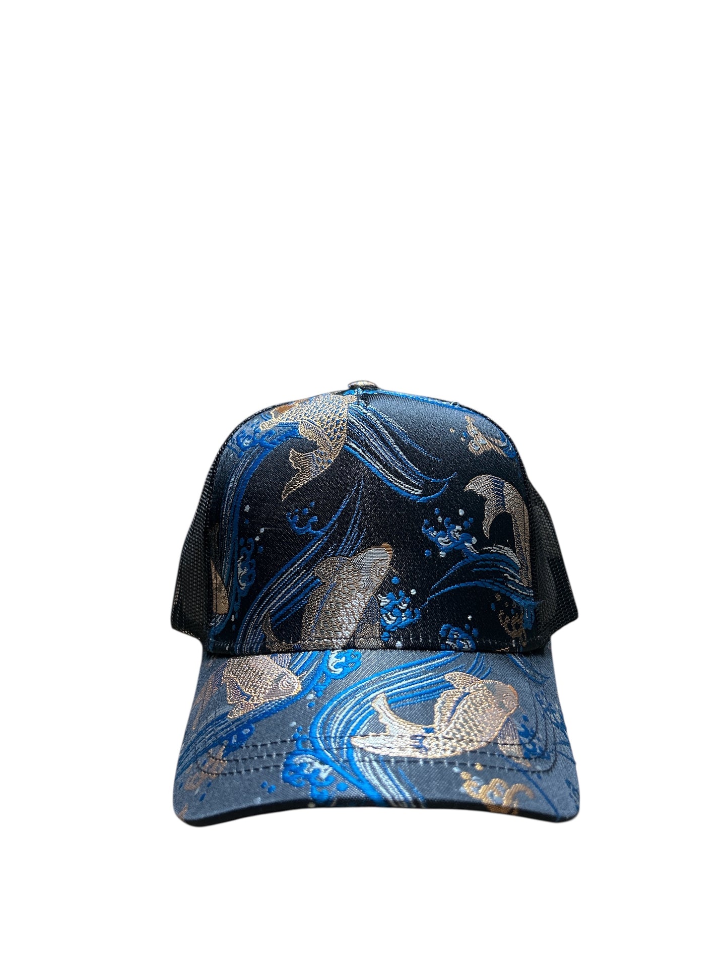 Kinran Mesh Cap Koi Blue