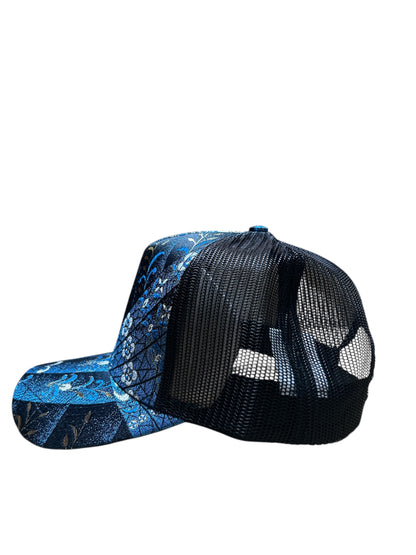 Kinran Mesh Cap Peacock Blue