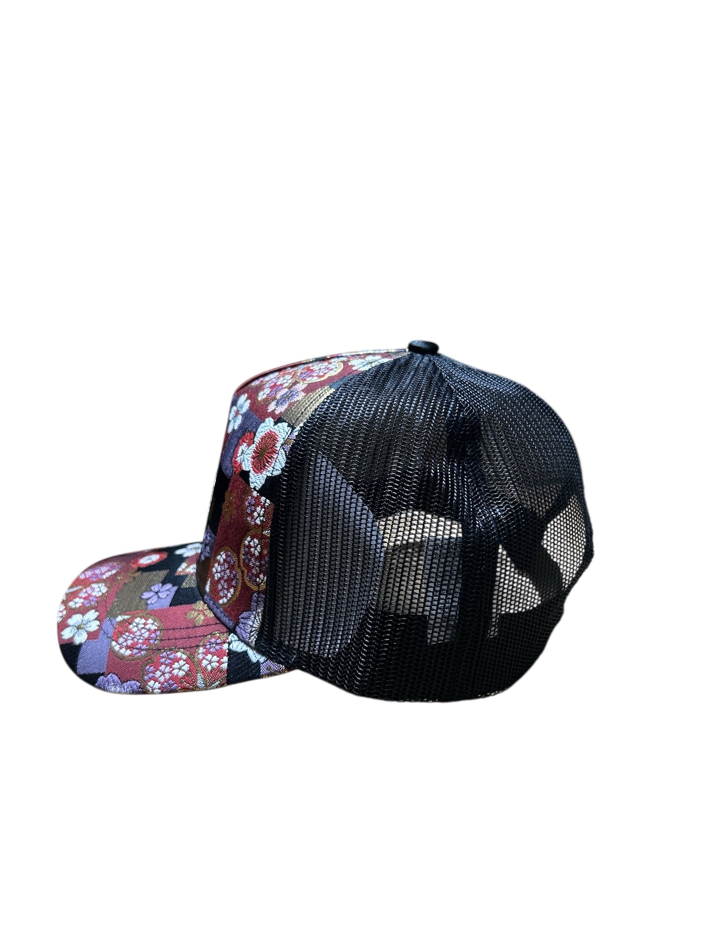 Kinran Mesh Cap Plaid Cherry Red