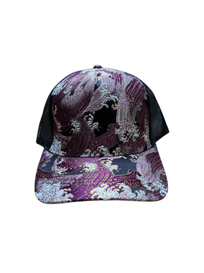 Kinran Mesh Cap Wave Red Purple