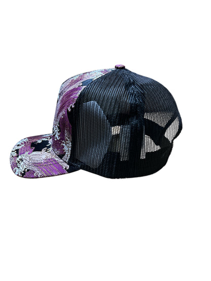 Kinran Mesh Cap Wave Red Purple