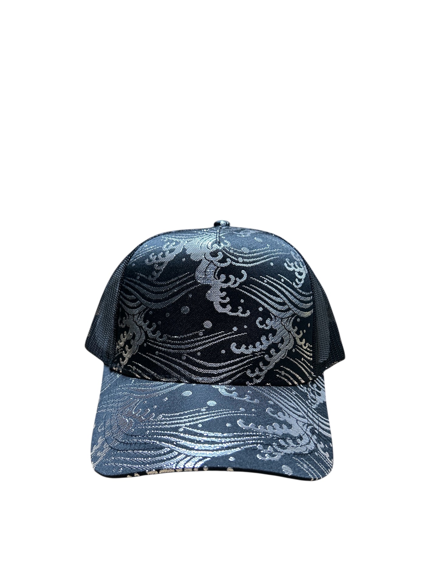 Kinran Mesh Cap Silver Wave