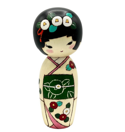 Modern Kokeshi Doll by Izumi Oki