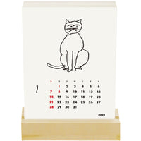Greeting Life Letterpress Stand Calendar 2024 C-1530-SH