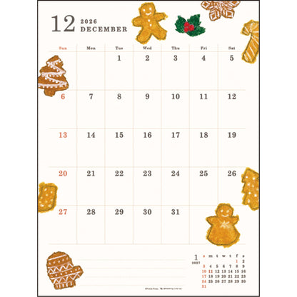 2026 Wall Calendar by Yusuke Yonezu, Relaxing