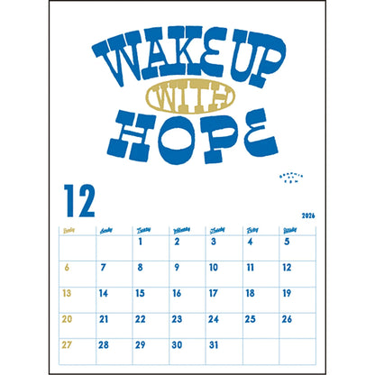 2026 Wall Calendar by Chalk Boy