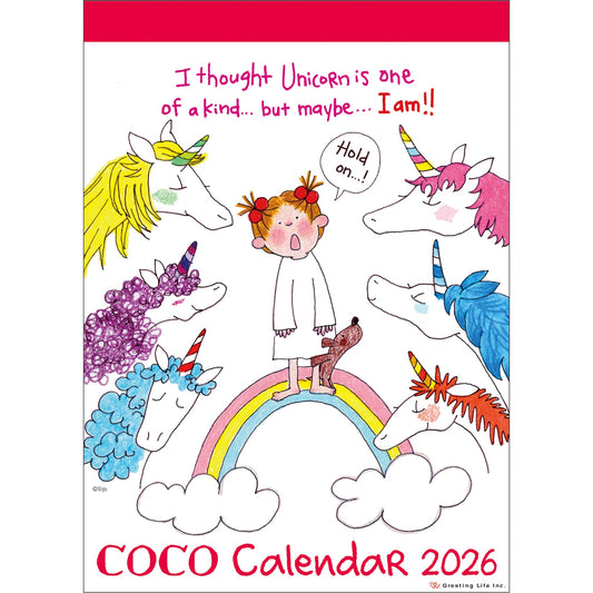 2026 Wall Calendar, Coco-chan/Ryo Sakamoto
