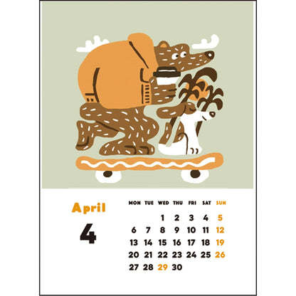 2026 Wall Calendar by Okataoka