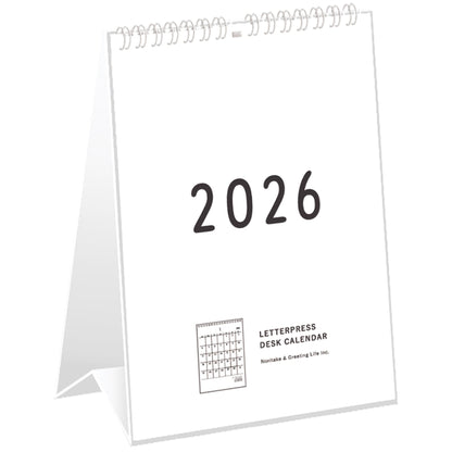 2026 Desk Calendar by Noritake