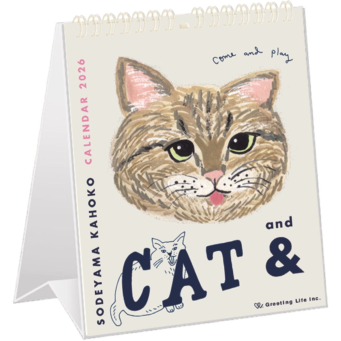 2026 Calendar, Cat and/Kahoko Sodeyama