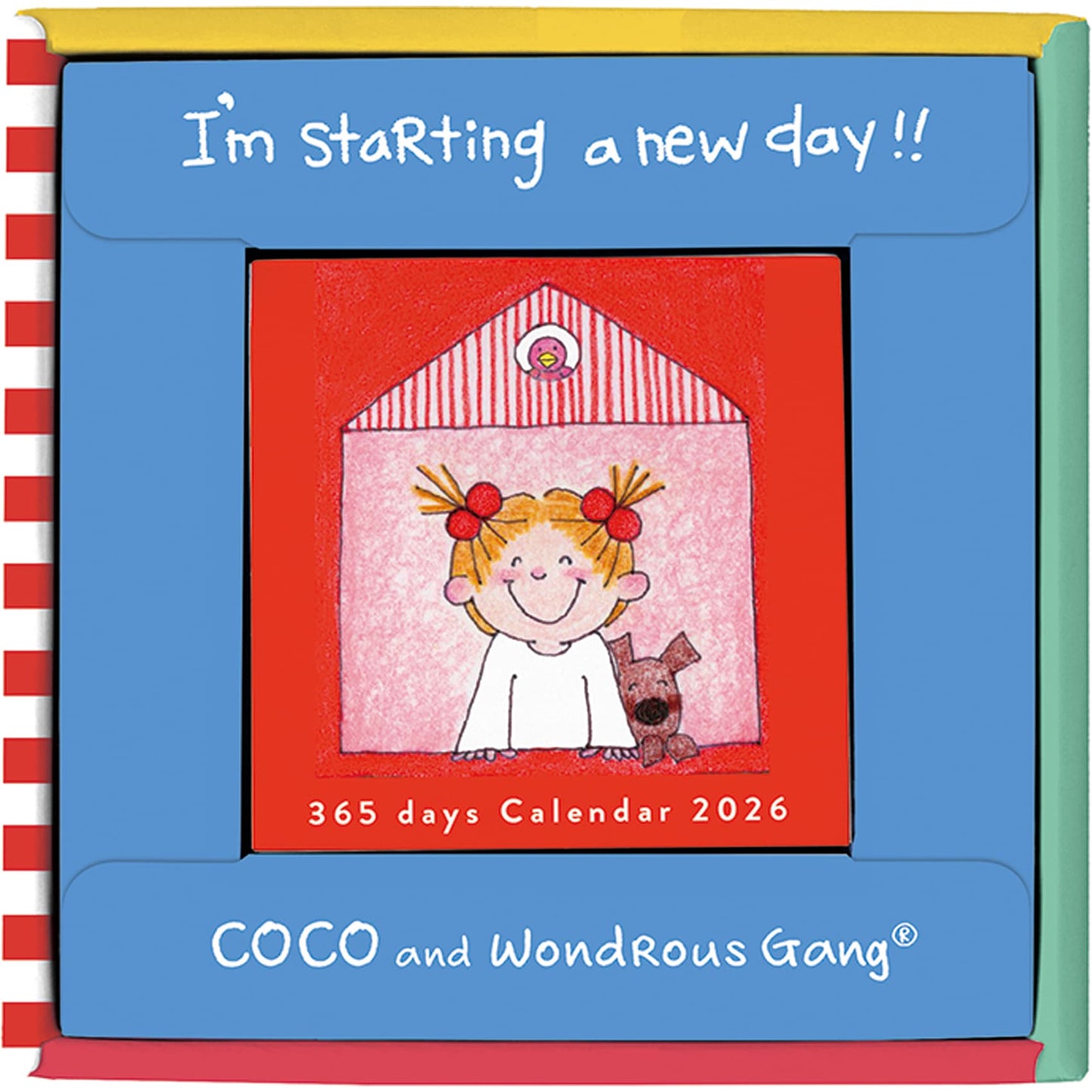 2026 Desk Calendar, Coco-chan, Daily Calendar