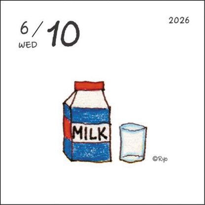 2026 Desk Calendar, Coco-chan, Daily Calendar