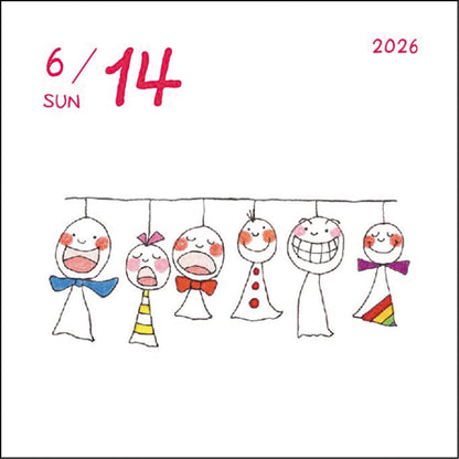 2026 Desk Calendar, Coco-chan, Daily Calendar