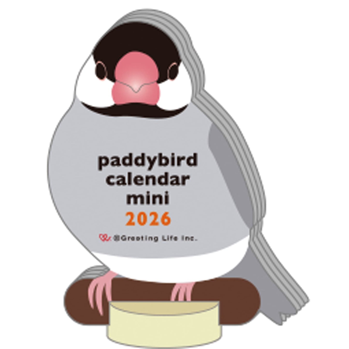 2026 Calendar-Animal Die Cut - MINI PADDYBIRD