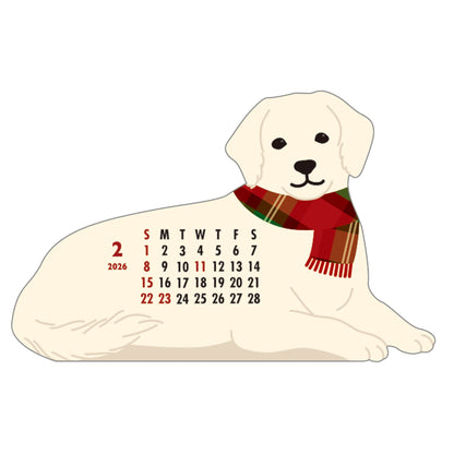 2026 Calendar-Animal Die Cut - Retriever