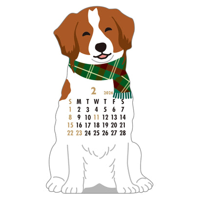 2026 Calendar-Animal Die Cut - Kooikherhondje
