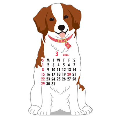 2026 Calendar-Animal Die Cut - Kooikherhondje