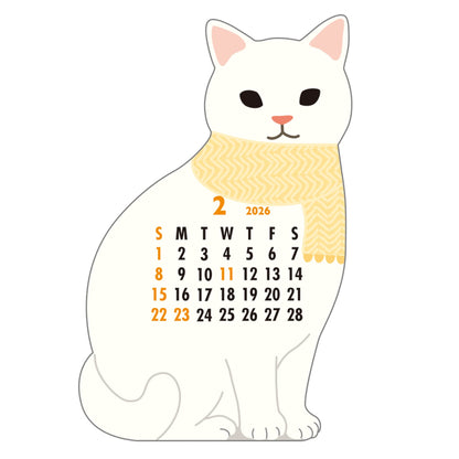2026 Calendar-Animal Die Cut - Cat