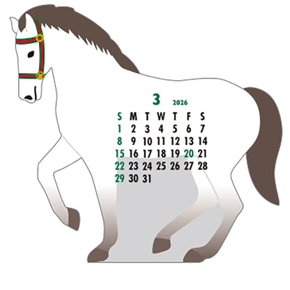 2026 Calendar-Animal Die Cut - Horse