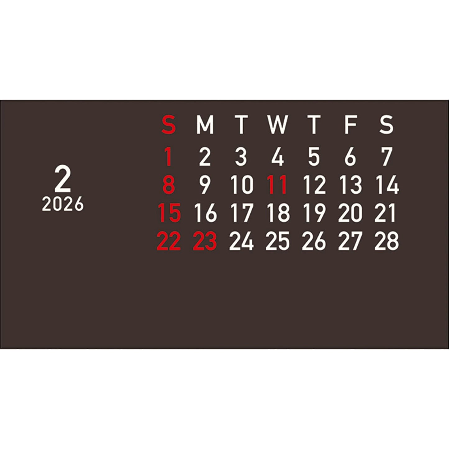 2026 Car Box Calendar School Bus