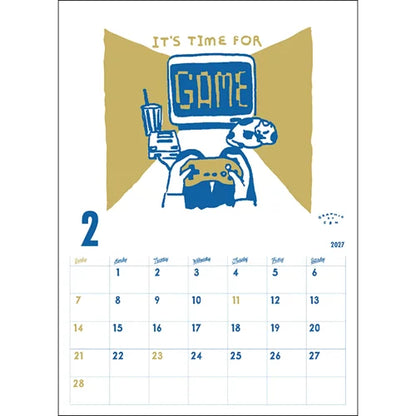 2027 Wall Calendar - Chalkboy