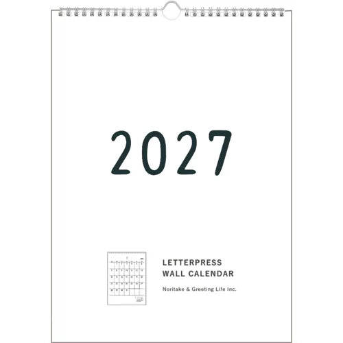 2027 Wall Calendar - Noritake