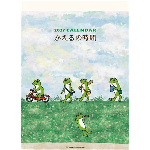 2027 Wall Calendar - Frog Time