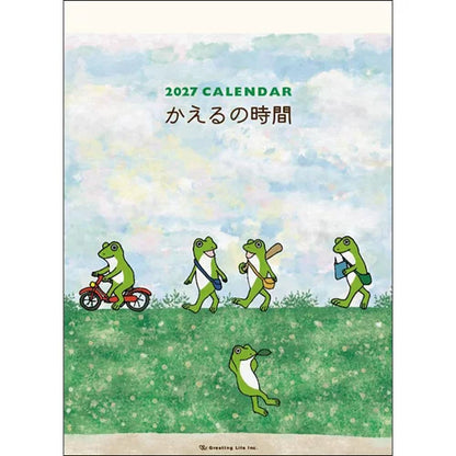 2027 Wall Calendar - Frog Time
