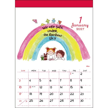 2027 Wall Calendar - Coco-chan