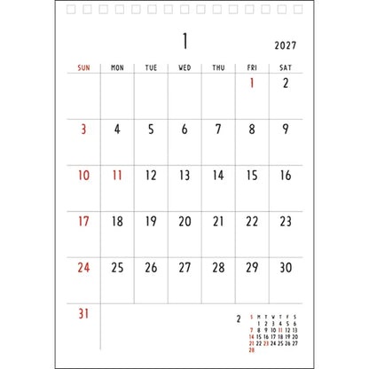 2027 Desk Calendar - Noritake