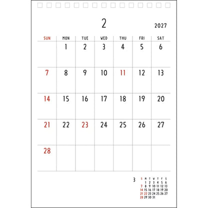 2027 Desk Calendar - Noritake