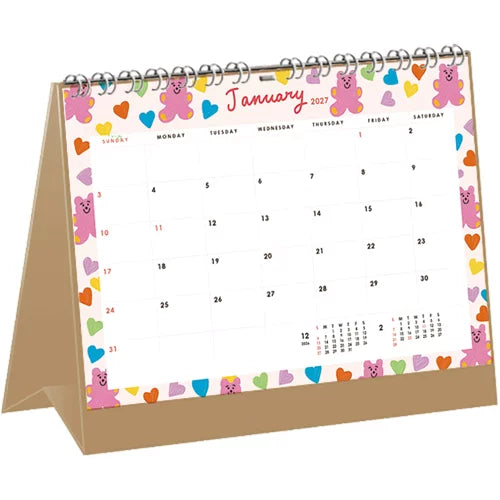 2027 Desk Calendar - Chic