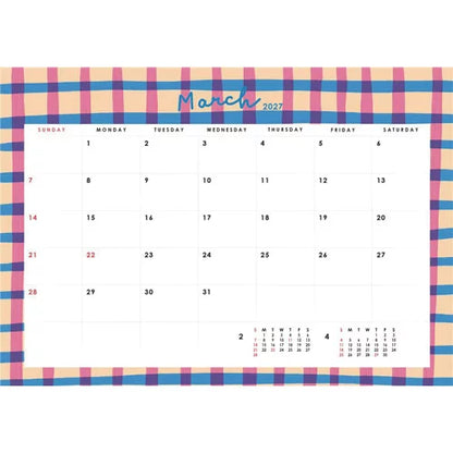 2027 Desk Calendar - Chic