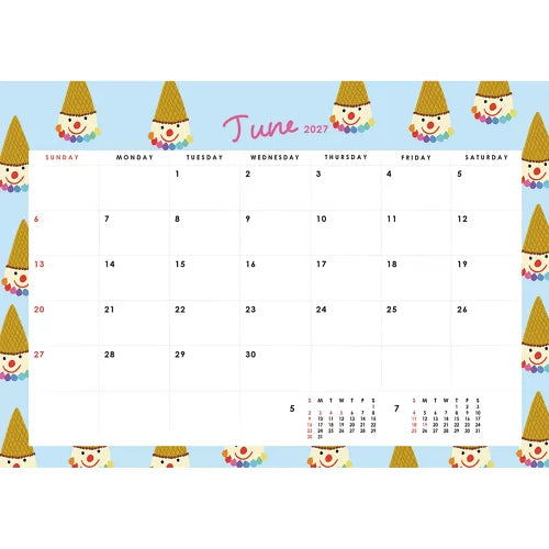 2027 Desk Calendar - Chic