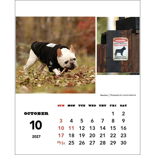 2027 Desk Calendar - Natsuhiko Family/Yasuhiro Sakashita