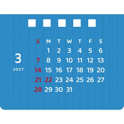 2027 House Box Calendar - Donut Shop