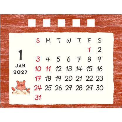 2027 House Box Calendar - Coco