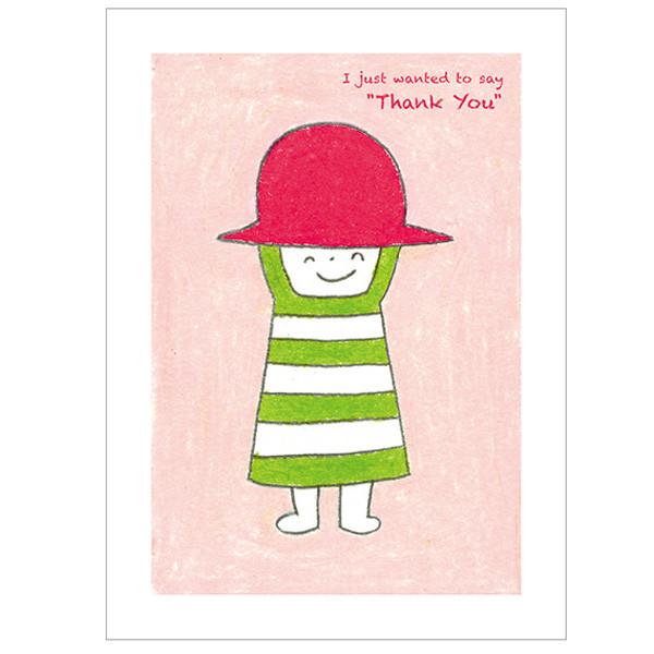 japanwave Tegami Thank you Greeting Card